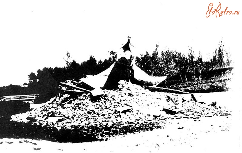 Алма-Ата - Алма-Ата.  Место у водосвятия Казенного сада, разрушенное до основания.