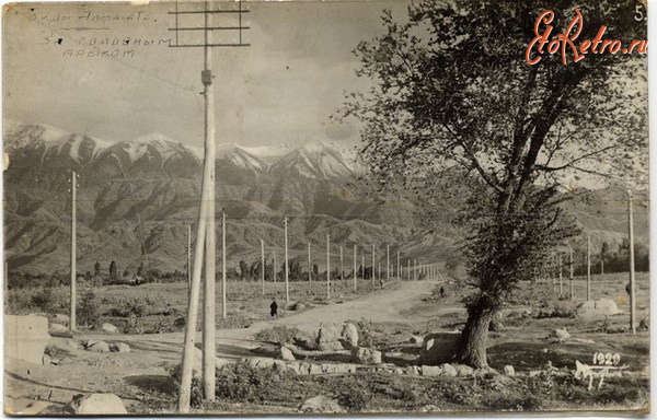 Алма-Ата - Алма-Ата за Головным арыком, 1929