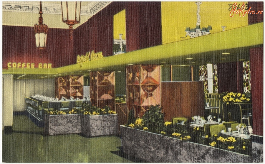 Старые магазины, рестораны и другие учреждения - Бар в отеле Уинтроп в городе Такома, штат Вашингтон