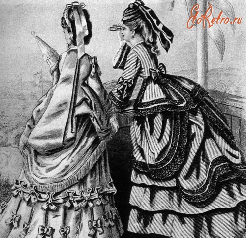 Ретро мода - Послеобеденные платья 1870-1890 гг.