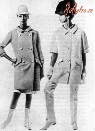 Ретро мода - Модельер Мэри Куант 1962 г .Англия