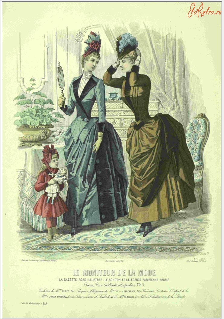 Ретро мода - Вестник моды (журналы 1887)    Приложения