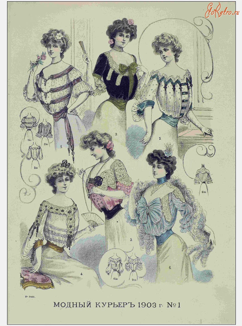 Ретро мода - Вестник моды (журналы 1903)    Приложения