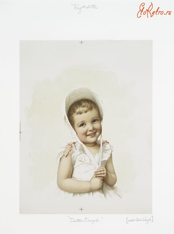 Ретро мода - Детский костюм. США, 1890-1899.  Одеждадля девочек, 1890