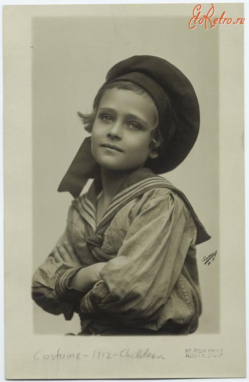 Ретро мода - Детский костюм, 1910-1919. Одежда для мальчика, 1912