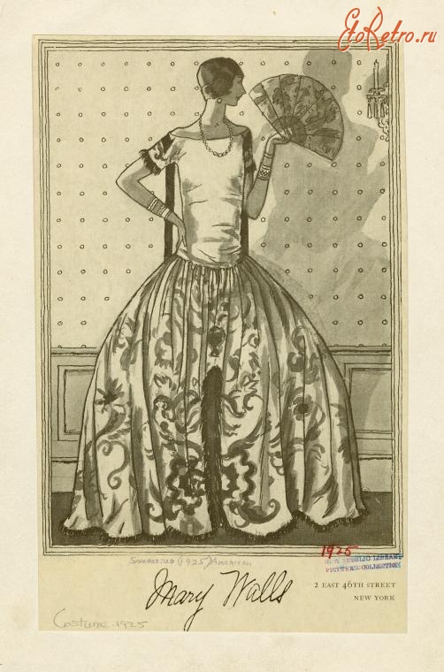 Ретро мода - Костюм 1920-1929. Модное вечернее платье