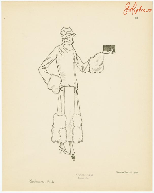 Ретро мода - Костюм 1920-1929. Манто от Дреколь