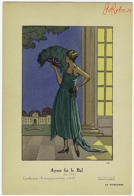 Ретро мода - Костюм 1920-1929. Вечернее бальное платье