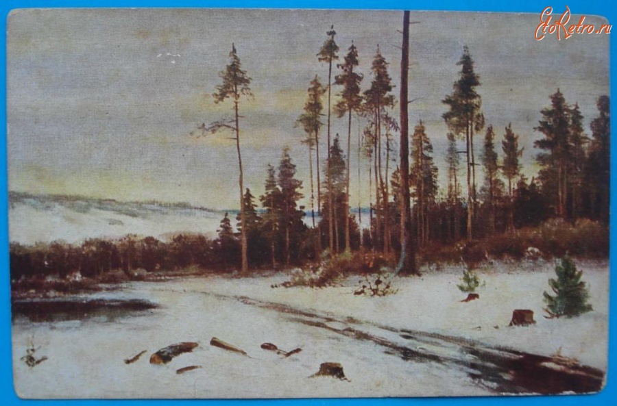 Ретро открытки - Зима