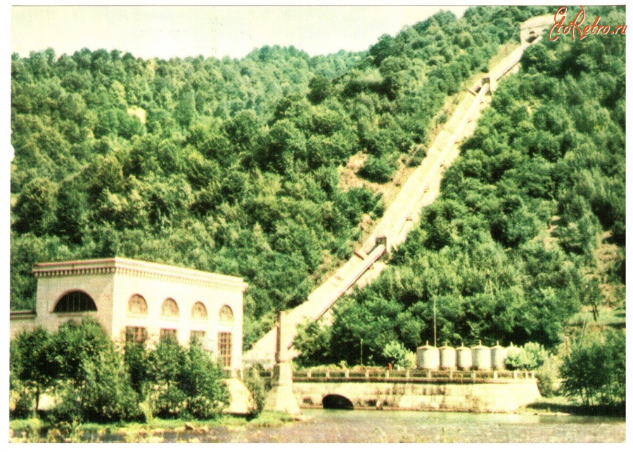 Ретро открытки - Теребле-Рицкая ГЭС