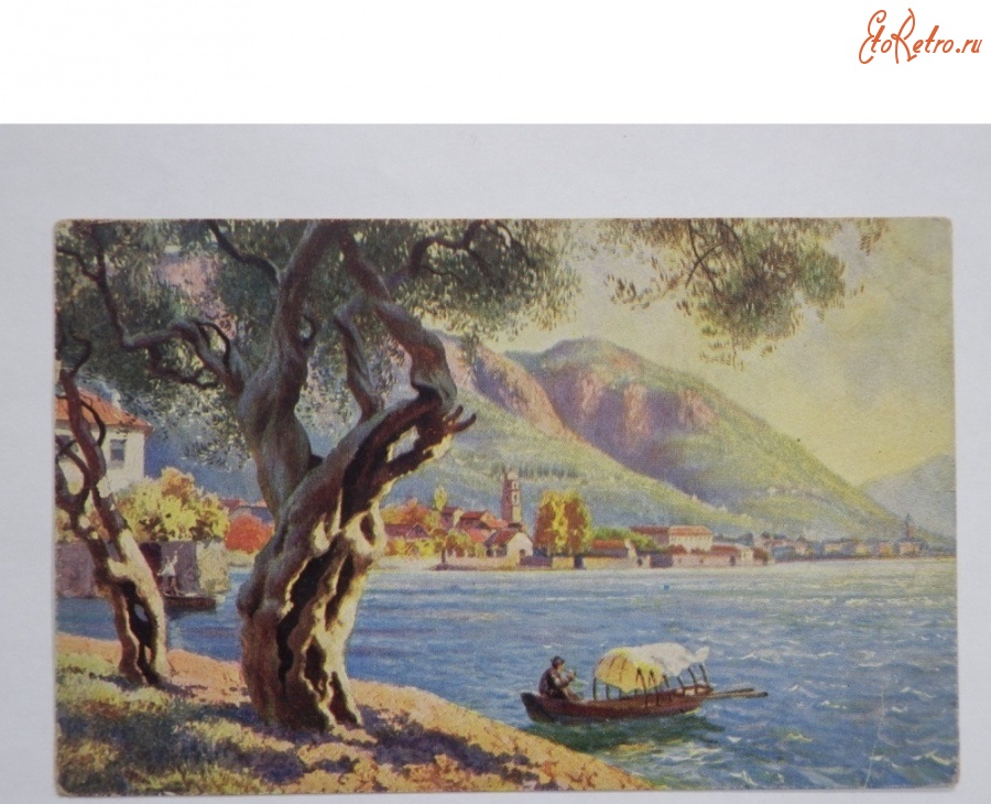 Ретро открытки - Открытка с пейзажем из Германии