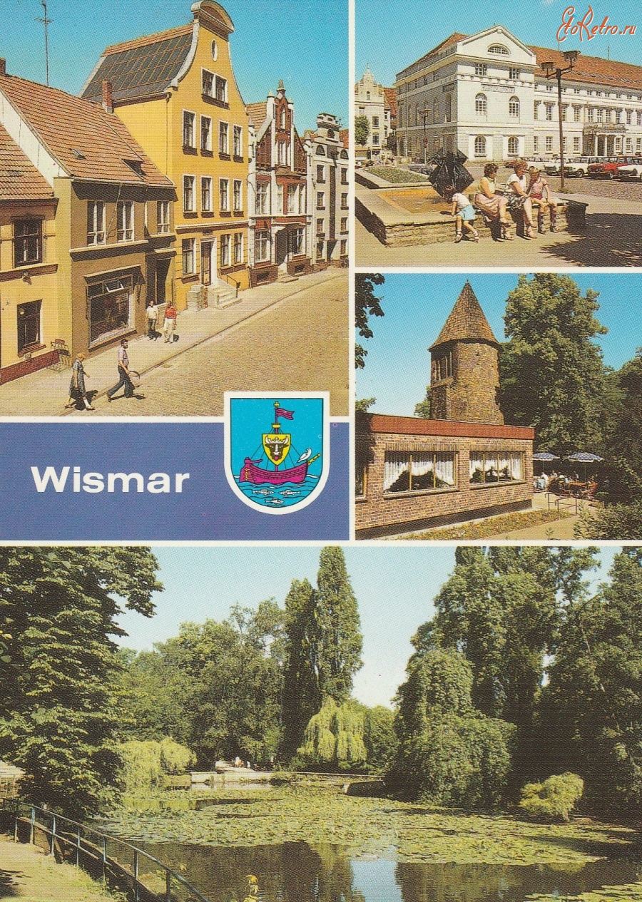 Ретро открытки - Wismar.