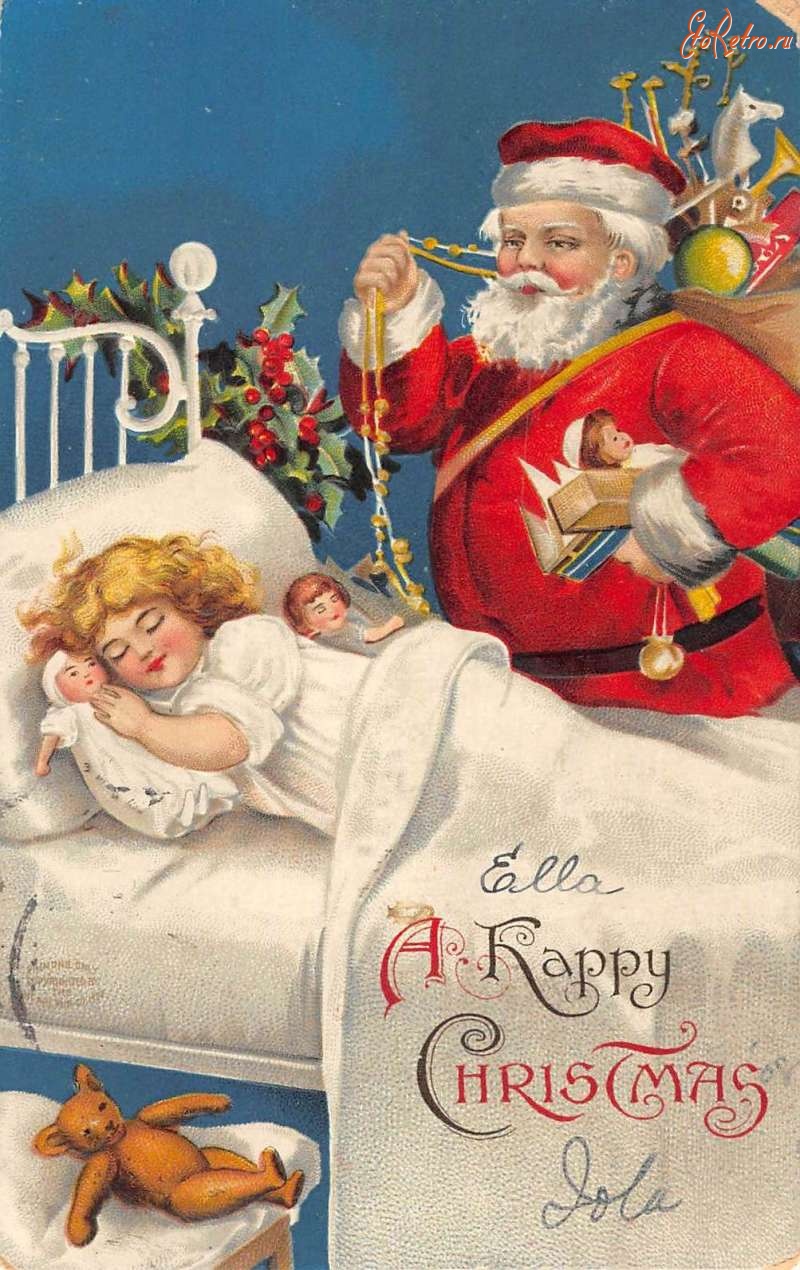 Поздравление С Рождеством От Санта Клауса Ребенку