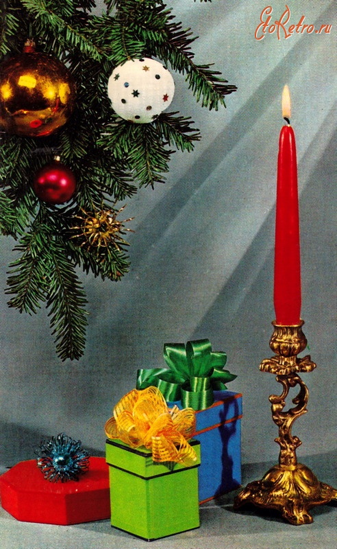 Ретро открытки - Счастливого Рождества и с Новым годом