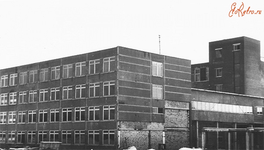 Литва - Клайпеда (Мемель). Здание нового мясокомбината на шоссе Шилутес в 1970 г.