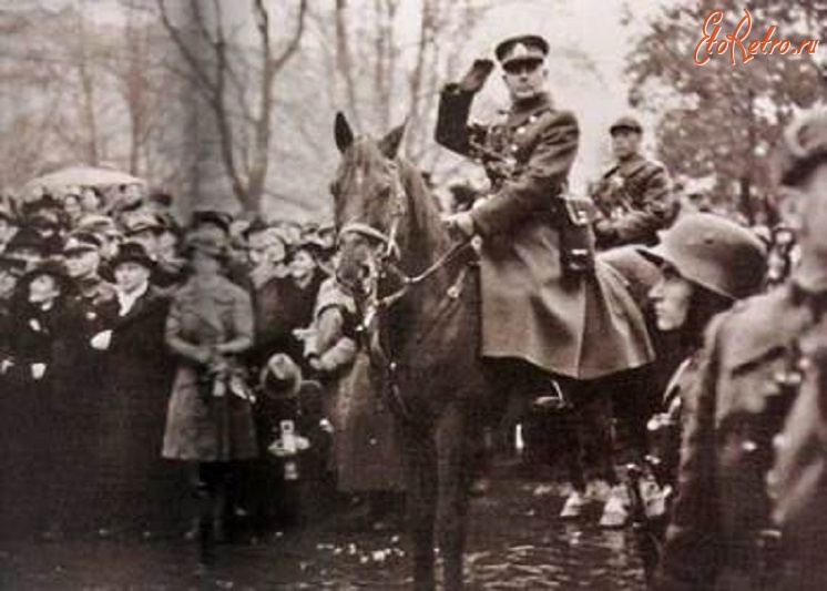 Литва - Генерал Винцас Виткаускас. Вильнюс, 28 октября 1939 г.