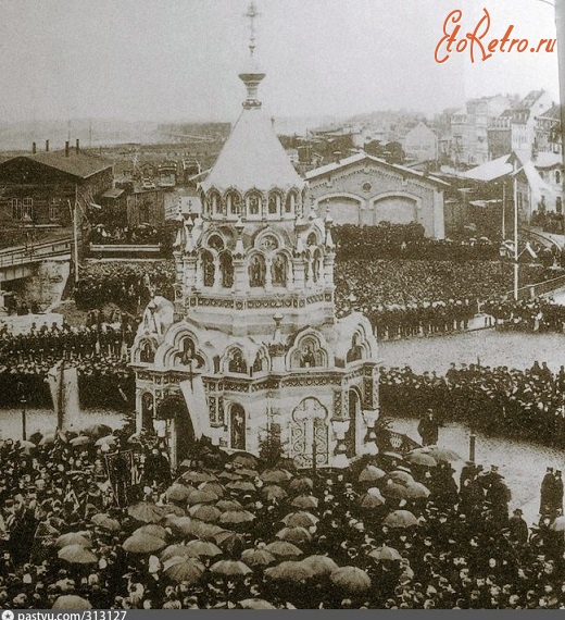 Рига - Торжественная церемония освящения часовни Александра Невского
