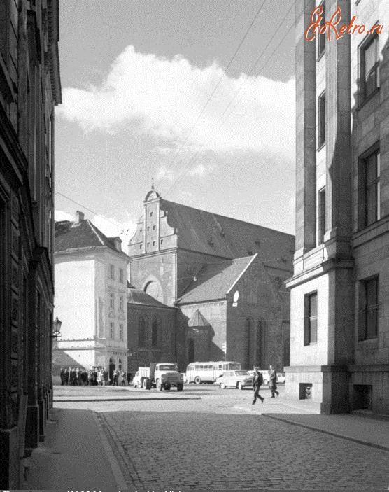 Рига - Домский собор со стороны улицы Зиргу (Zirgu iela)