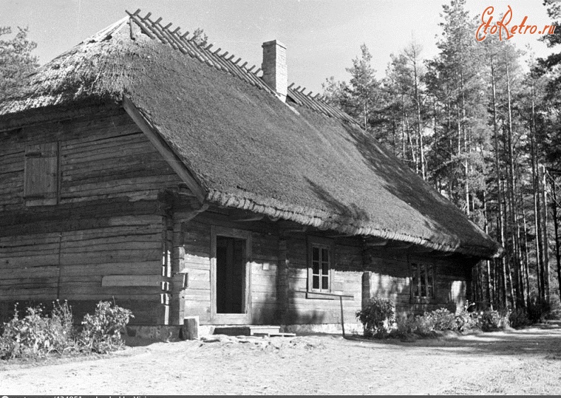Рига - Латвийский этнографический музей. Крестьянска изба