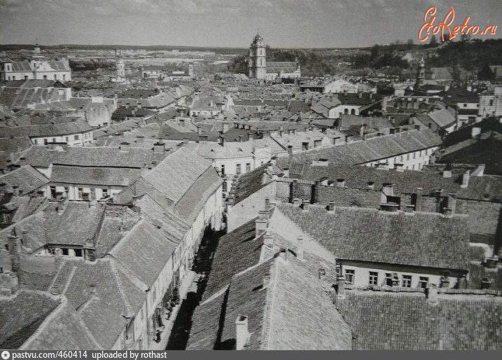 Вильнюс - Вильна. Вид на Старый город