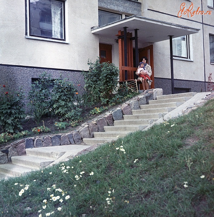 Вильнюс - Микрорайон Лаздинай в Вильнюсе, 1972 год.