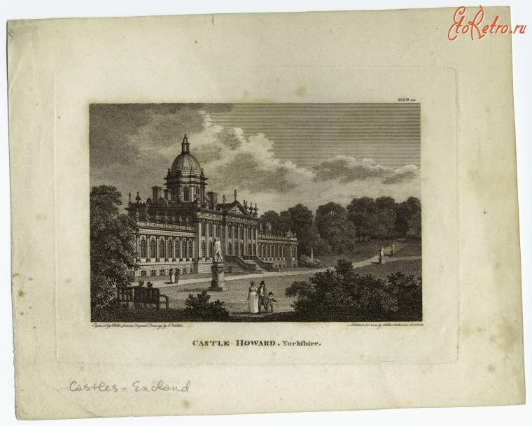 Англия - Замки и дворцы Англии. Ховард, Йоркшир, 1801