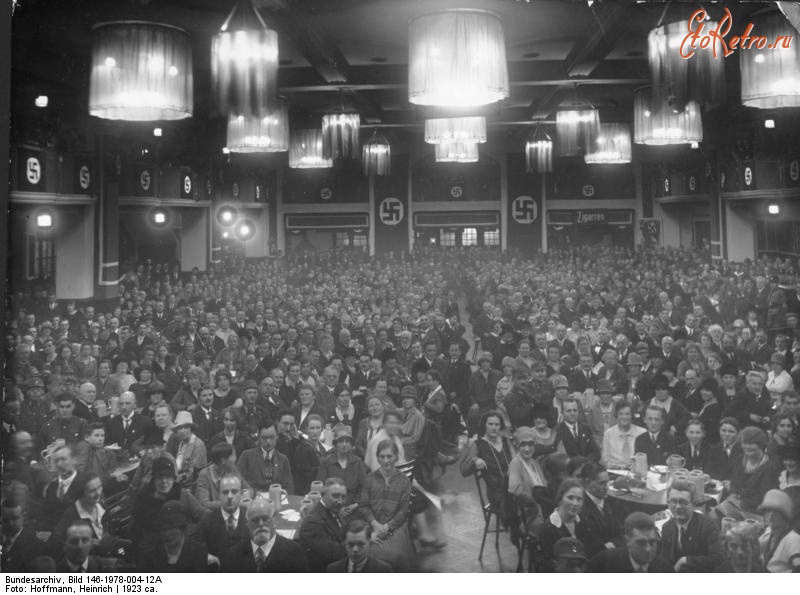 Мюнхен - Сборы партии Гитлера
