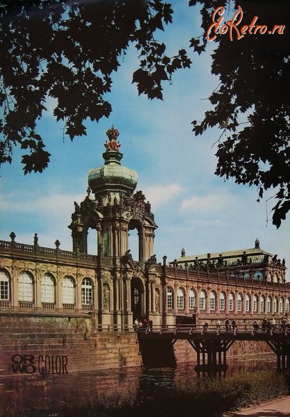 Дрезден - Дрезден. Коронные ворота Цвингера.