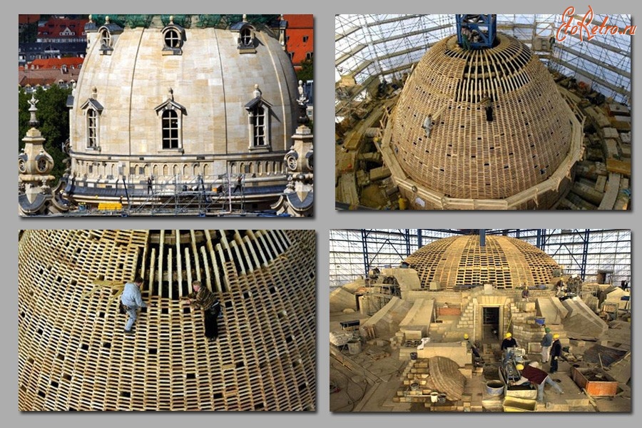 Дрезден - Восстановление собора 