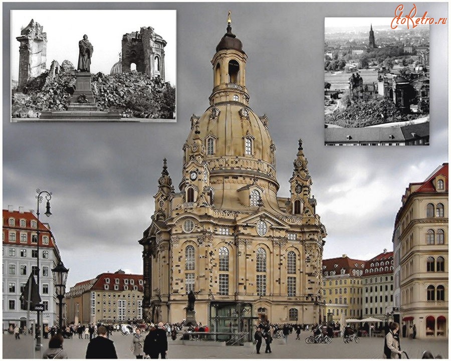 Дрезден - Восстановление собора 