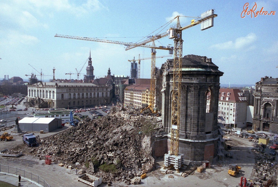 Дрезден - Дрезден, центр, восстановление.