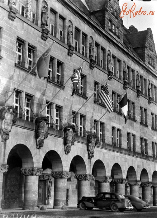 Нюрнберг - Здание Дворца Юстиции, где проходил Нюрнбергский процесс