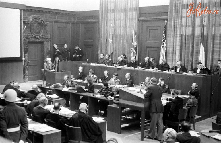 Нюрнберг - Заседание Международного трибунала в Нюрнберге