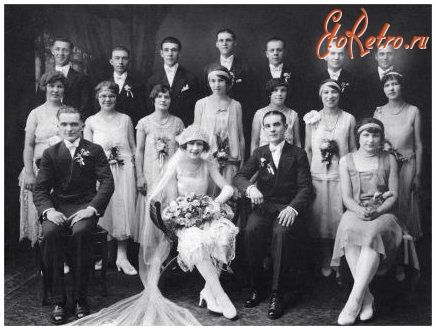 Ретро свадьба - Ретро -свадьба 1927 года