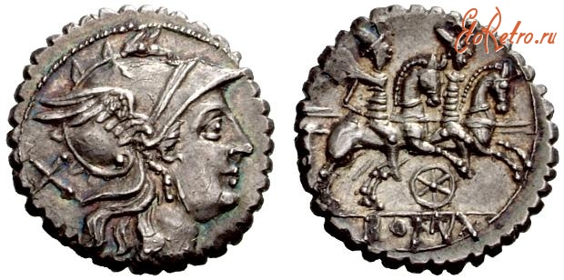 Старинные деньги (бумажные, монеты) - Римские Серраты