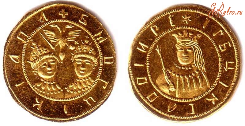 Старинные деньги (бумажные, монеты) - Новодельный «Угорский» золотой