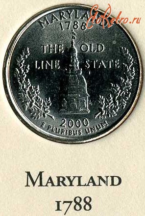 Старинные деньги (бумажные, монеты) - Мэриленд.