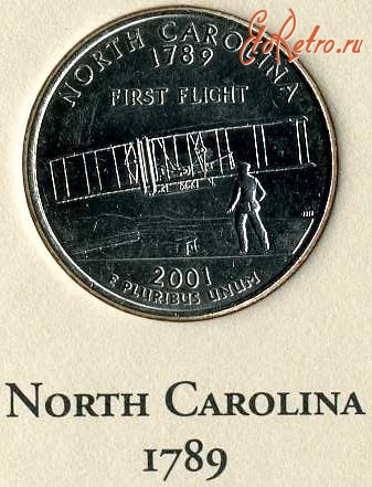 Старинные деньги (бумажные, монеты) - Северная Каролина.