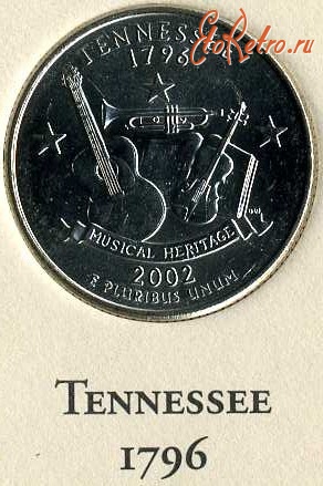 Старинные деньги (бумажные, монеты) - Теннесси.