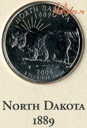 Старинные деньги (бумажные, монеты) - Северная Дакота.