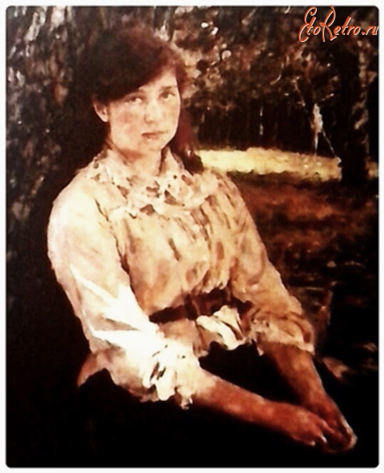 Ретро знаменитости - Портрет М.Я.Симонович (Девушка, освещённая солнцем). 1888