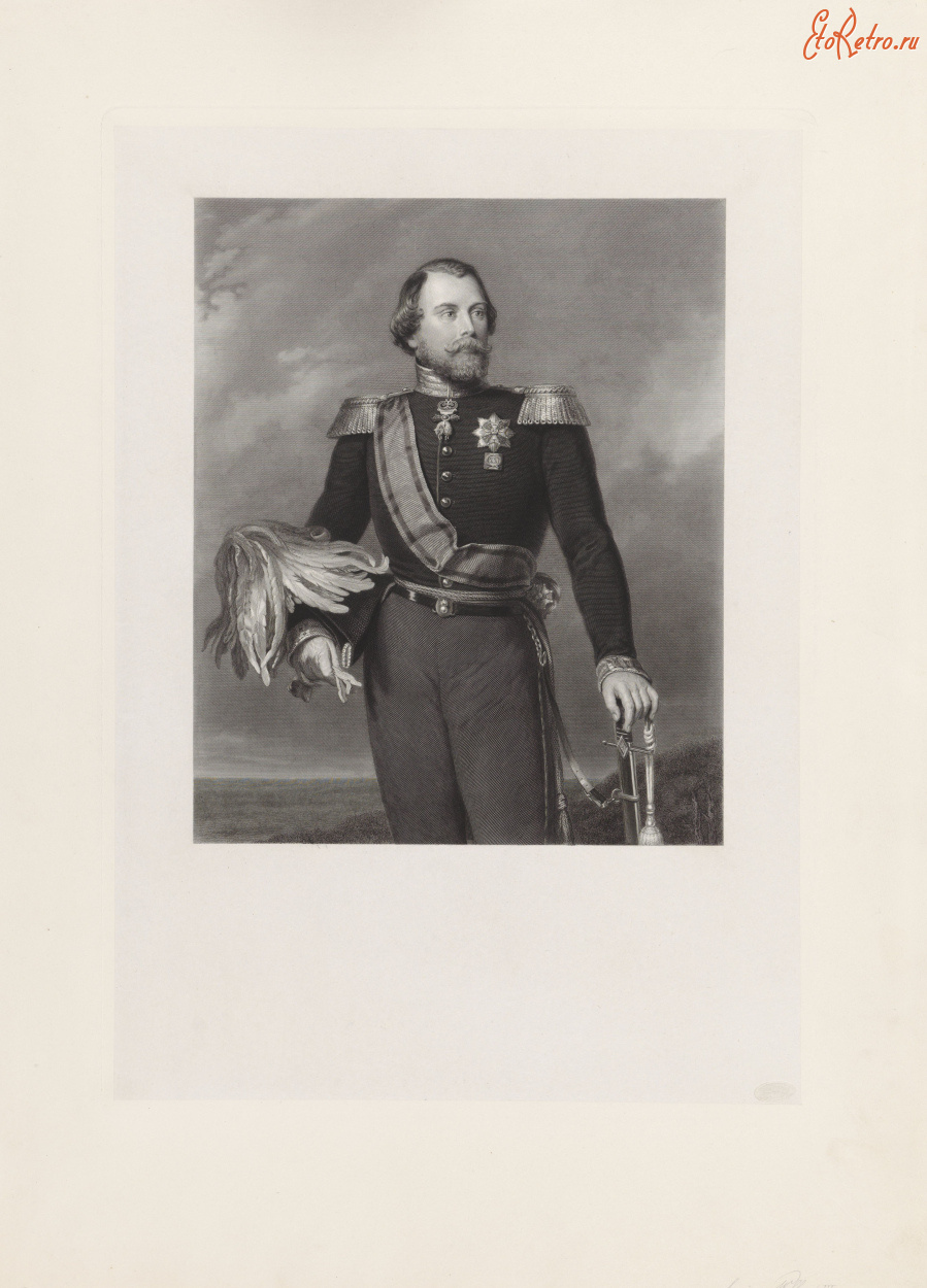 Ретро знаменитости - Портрет короля Нидерландов Вильгельма III