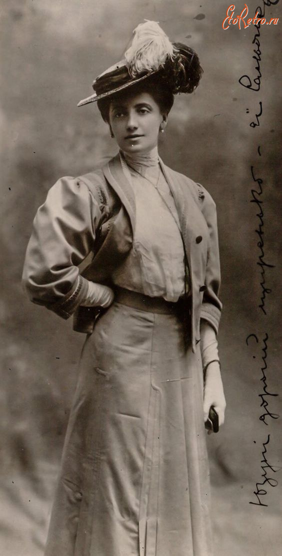 Ретро знаменитости - Крушельницька Соломія Амросіївна (1872-1952)-українська оперна співачка, педагогиня.