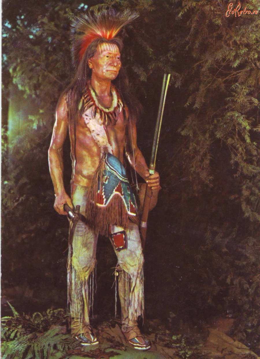 Индейцы - Мужчина  из племени команчей.