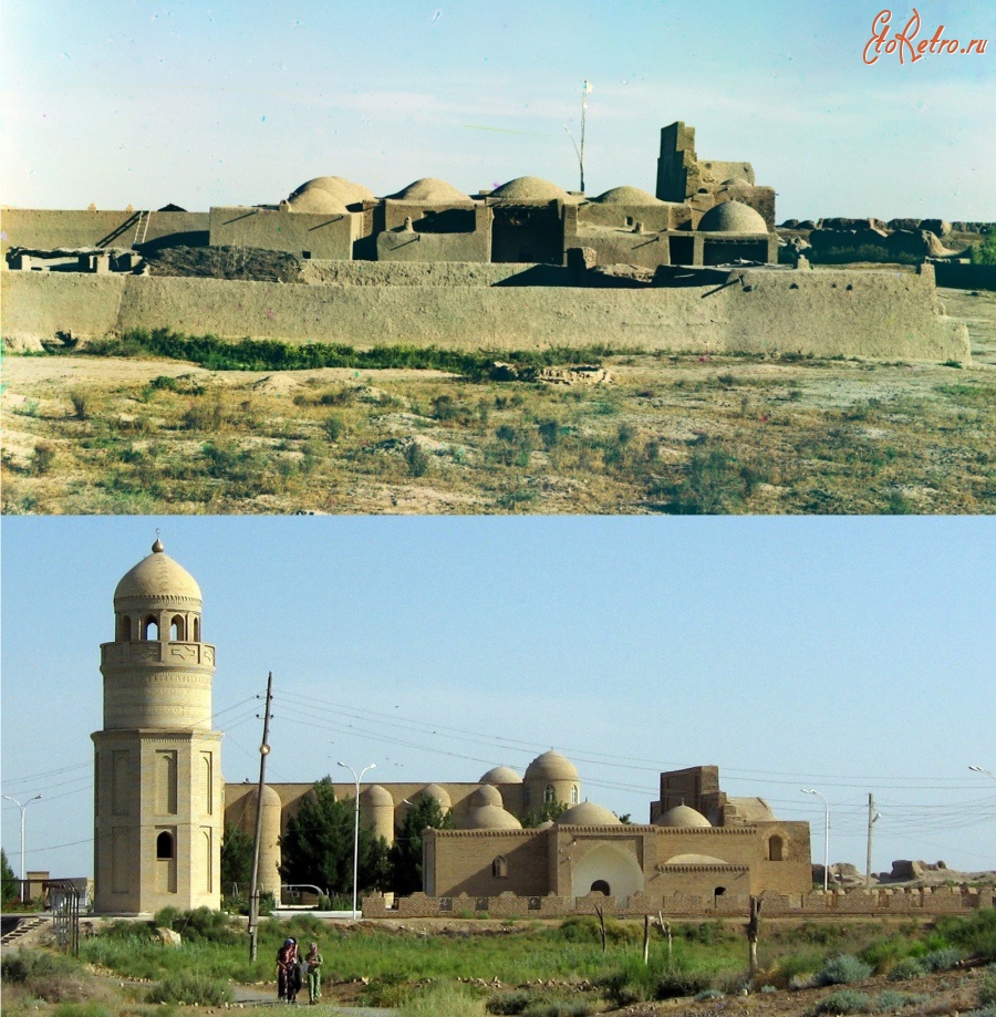 Туркменистан - Город Мерв. Мечеть и мавзолей Юсуфа Хамадани, 1911-2010