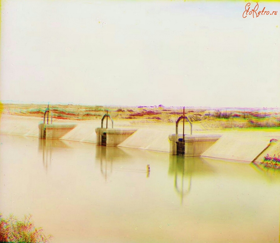 Туркменистан - Управление оросительными каналами в усадьбе Мургаб, 1905
