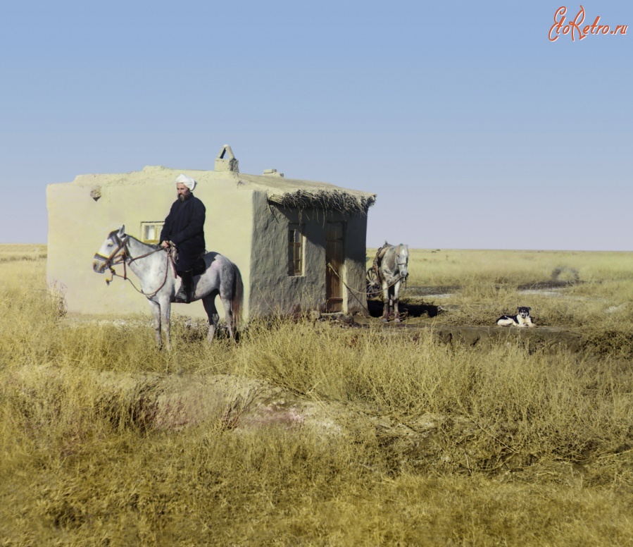 Узбекистан - Назар Магомет в Голодной степи, 1911