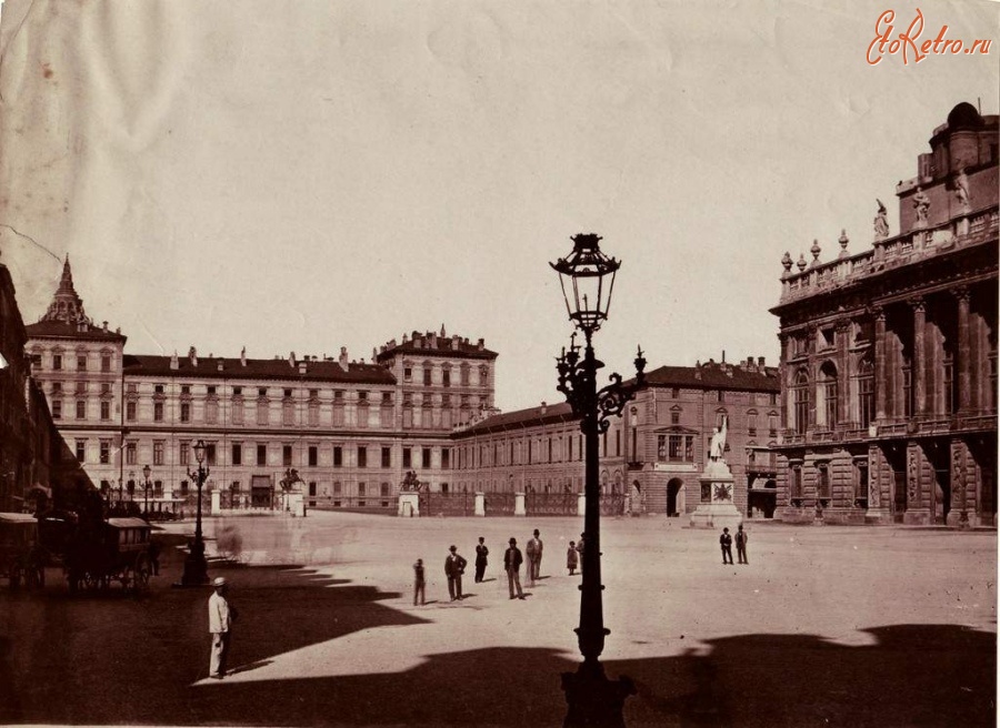 Турин - Palazzo Reale a Torino e Palazzo Madama a Torino Италия