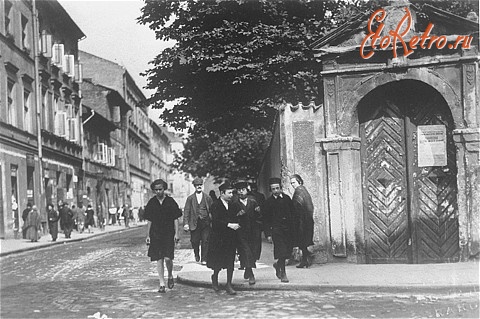 Краков - Еврейские дети на улице