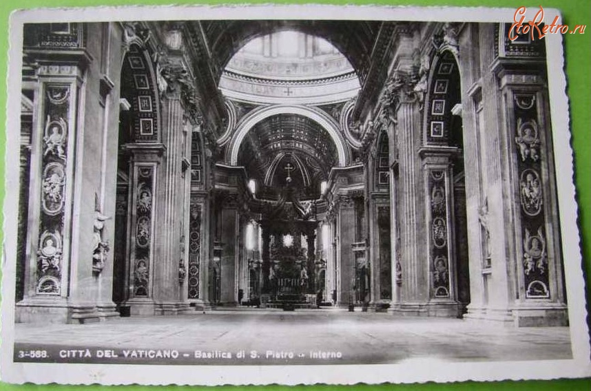 Ватикан - Читта дель Vaticano. Базилика ди Пьетро. Interno